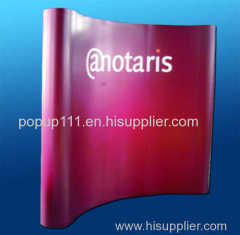 Magnetic pop up banner stand