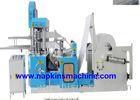 Recycling 2 Deck Tissue Paper Making Machine / Napkin Packing Machine