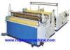 Nonwoven Paper Roll / Jumbo Roll Slitting Machine To Rewind And Slit Toilet Paper