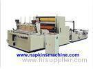 Full Automatic Paper Roll Rewinding Machine For Sanitary Napkin / Hankie
