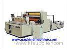 Full Automatic Paper Roll Rewinding Machine For Sanitary Napkin / Hankie