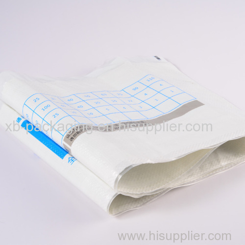 Heat transfer printing woven packing bag