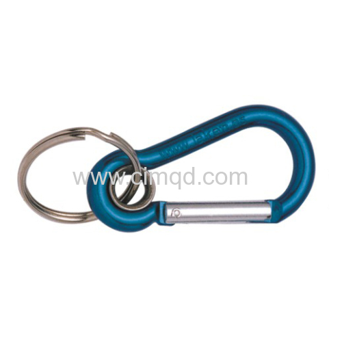 ALUMINIUM SNAP HOOK WITH KEY RING