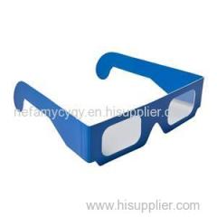 Circular Polarized 3D Paper Glasses