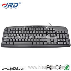 Multimedia USB Wired Keyboard
