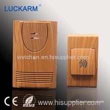 wooden remote control wireless door chime doorbell for apartment
