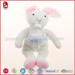 White Rabbit With Pacifier