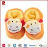 Beautiful Orange Baby Shoes With Cattle