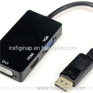 3 in 1 DP to HDMI+VGA+DVI converter cable