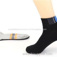 Man Casual Black Tube Sock