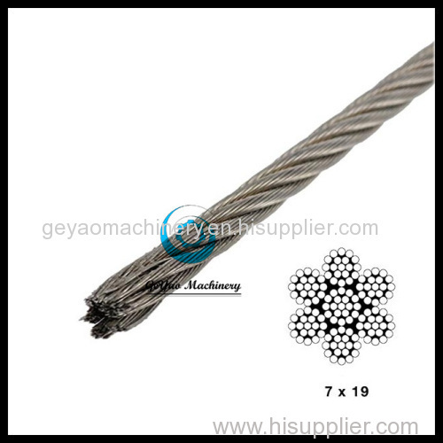Stainless Steel Cable - 7x19 Aircraft Cable Type 316(Linear Foot)