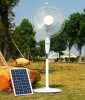 New Design 16'' DC12V Solar Stand Fan