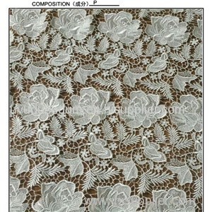 White Water Soluble Lace Fabric Wholesale(S8110)