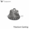 TPS titanium casting parts impeller ASTM B367 C2/3