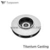 Titanium Casting titanium impeller of pump /anto Grade C2/3 with HIP
