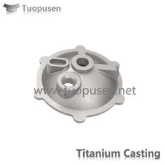 titanium alloy casting parts Gr2 Tuopusen