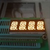 Custom Design super bright amber 0.39inch( 10mm) four digit 16 segment led display for instrument panel