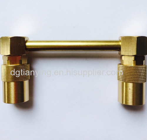 Excellent bridge connection joint coupler for cooling hose injection molding