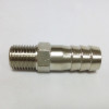 Nickel plated brass hose barb male thread