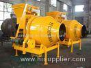 Yellow iron steel mobile self loading cement mixer with lift ladder for small building