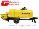HBT80RS diesel engine mobile concrete pump yellow color 400 m