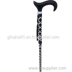 Resin Handle Walking Stick With Rubber Tip