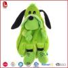 Big Green Plush Dog Shaped Bag