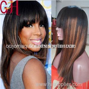 Full Lace Wig With Bangs