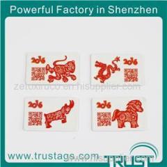 Twelve Chinese Zodiac Signs Anti Metal Tags