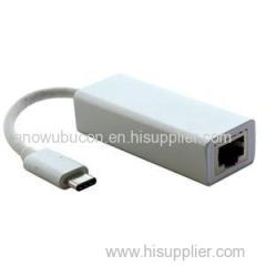 USB3.1 Type-C Male To Ethernet RJ45 Network