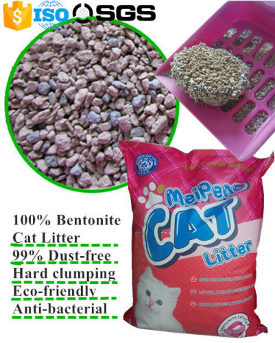 irregular shaped and ball shaped bentonite cat litter