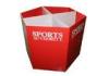 Flat Package Carton Retail Dump Bin Display Cardboard Dump Large Capacity