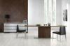 Contemporary Simple Black Walnut Dining Table / Home Office Desk