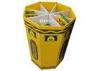 Stationery Cardboard Dump Bins POP Corrugated Display with Dividers