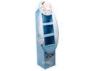 Folding Corugated Cardboard Display Rack For Marketing Nivea Cometics