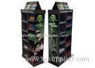 Car Care Products Cardboard Display Shelves Point Of Purchase Stand