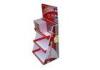 Exhibitions Floor Cardboard Book Display Stand With Ivory Board Paper