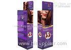 Hair Salon / Shopping Mall Cardboard POP Displays For Natural Hair Care Products