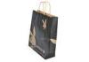 Flat Handle Printed Paper Bags Matte Laminated For Clothes / Gifts