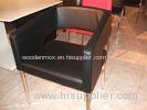 Modern Style Black Faux Leather Dining Chairs For Simple Living