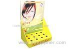 E - Flute Cardboard Counter Display Stand For Lipstick Retailing