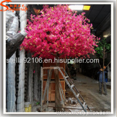 4.5 meter high unique shape of pink plastic cherry blossom tree branches artificial Sakura Tree for wedding flowers