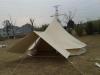 bell tent with awning fly