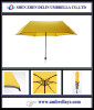 Manual open 21&quot;*6k umbrella umbrella with advertising 3 fold umbrella