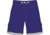 Adult Training Blue Cage Fighting Shorts With Sublimated Printed