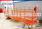 Orange 400kgs Construction Cradle For Wall Painting / Window Cleaning Cradle