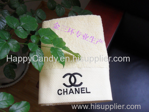 Wholesale pure cotton hotel face towel