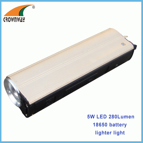 5W LED flashlights 300Lumen USB power bank mobile cigarette lighter 18650 Lithium hand torch