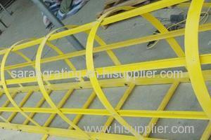 frp grp safety ladder handrail systems