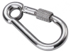 AISI304&AISI316 stainless steel snap hook with eyelet ang screw